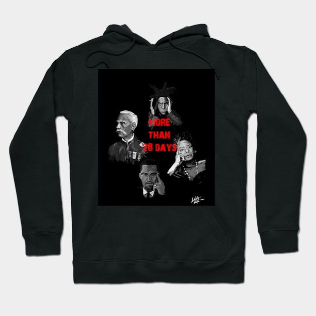 More than 28 Days Hoodie by Art Of Lunatik